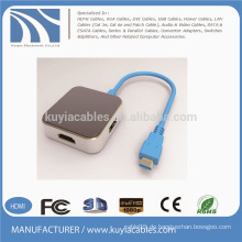 USB3.1 TO HDMI / DVI / VGA / DP + USB3.0 * 2 NABE